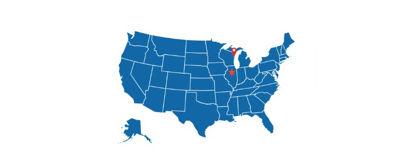 Map highlighting Phoenix, Arizona and surrounding area for local SEO services.
